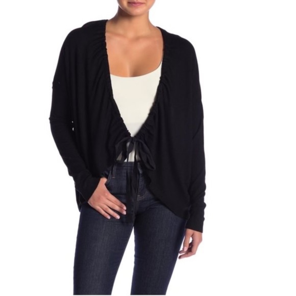 Love Stitch Drawstring Cardigan